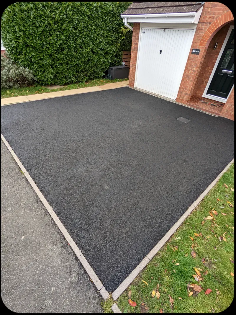 Driveway after restoration